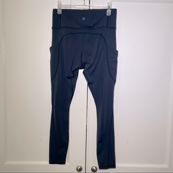 Athleta Navy legging with pockets - Picture 11 of 16